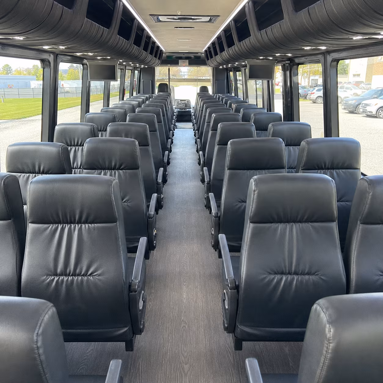 airport transfer buses for out of town wedding guests