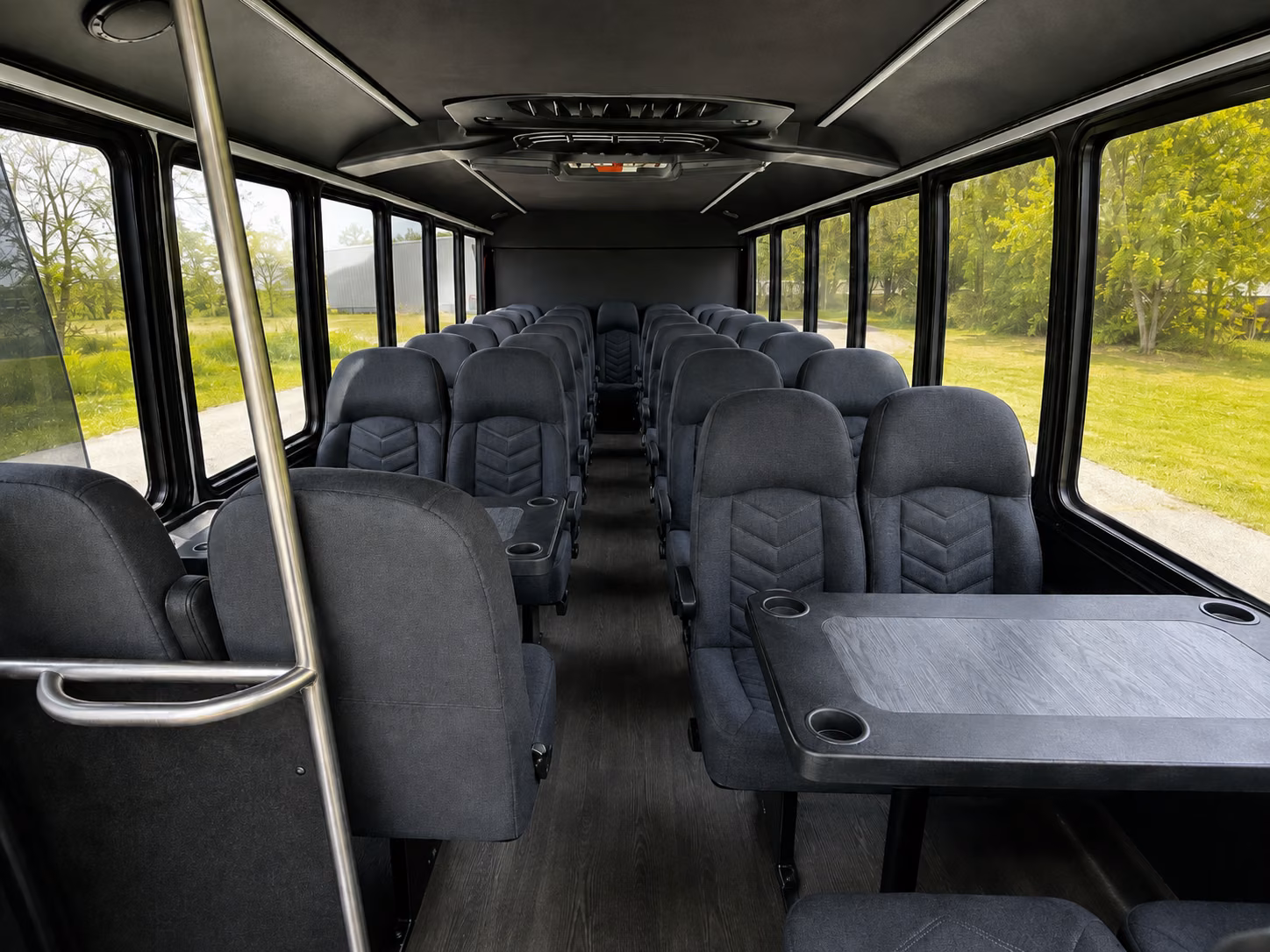 petaluma 15 passenger minibus inside