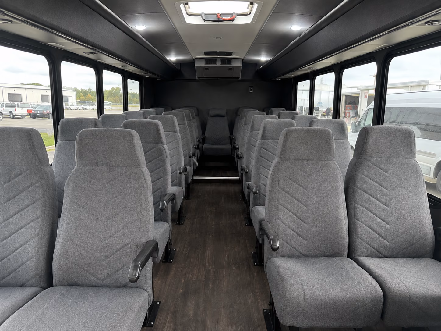 petaluma 15 passenger minibus interior