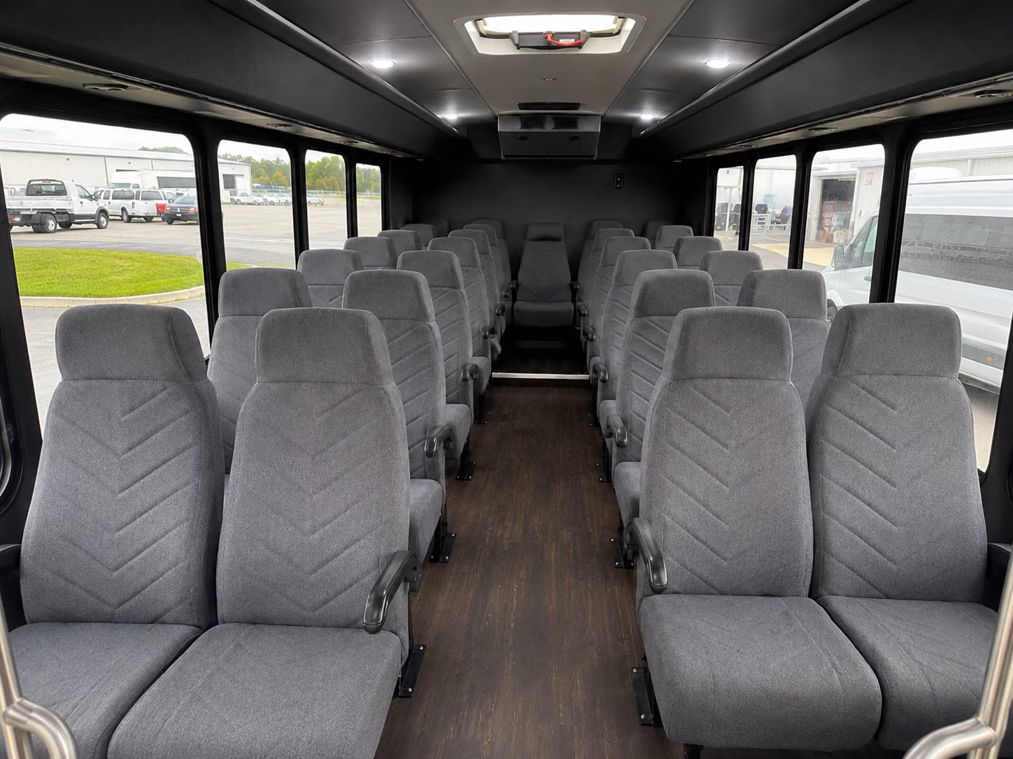 petaluma 20 passenger minibus interior
