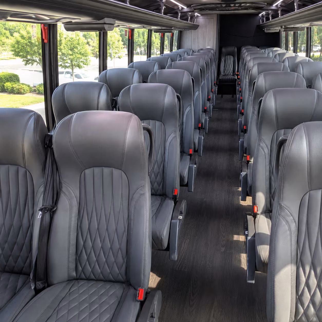 petaluma 25 passenger minibus inside