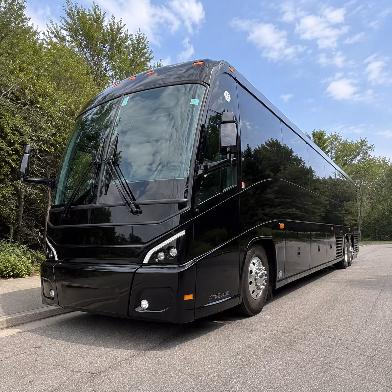 petaluma bus rental service area