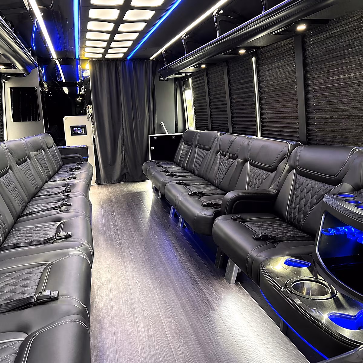 petaluma party bus inside