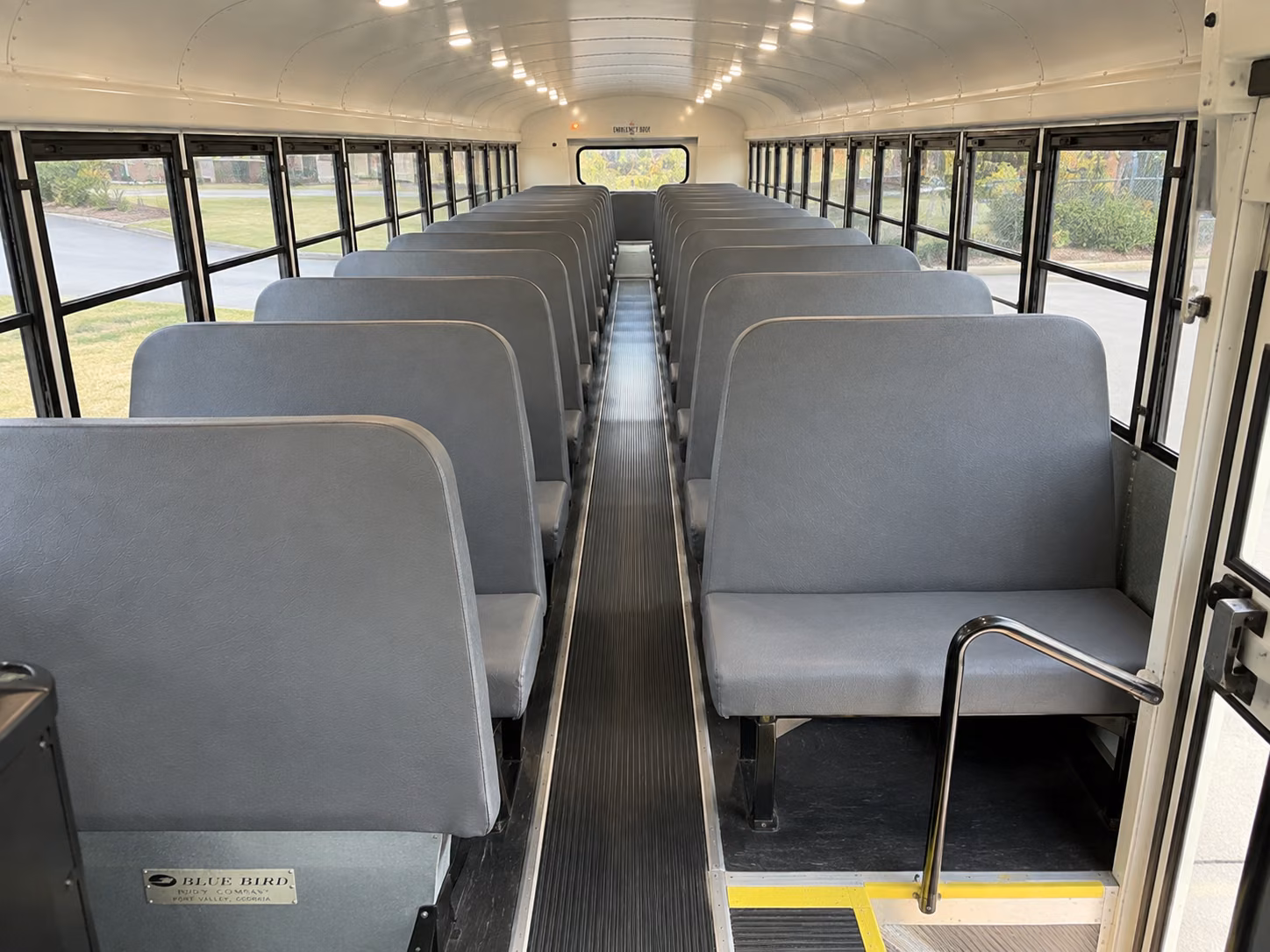 petaluma school bus inside