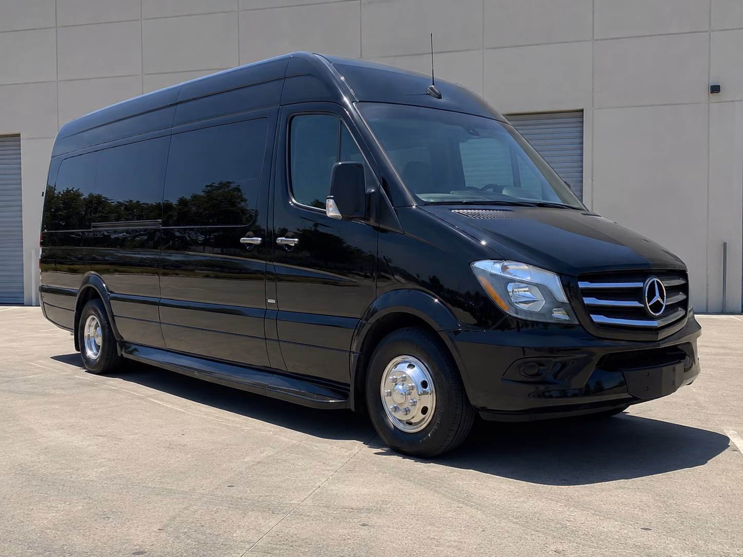 petaluma sprinter van with driver